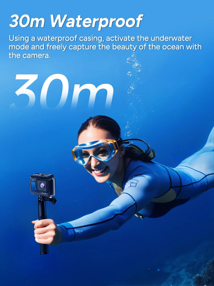SJCAM SJ6 Pro 4K Action Camera With Dual Screen Waterproof