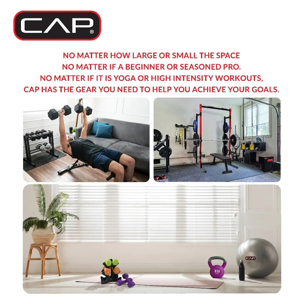 CAP Barbell Neoprene Dumbbell Pair For Home Gym Strength Training