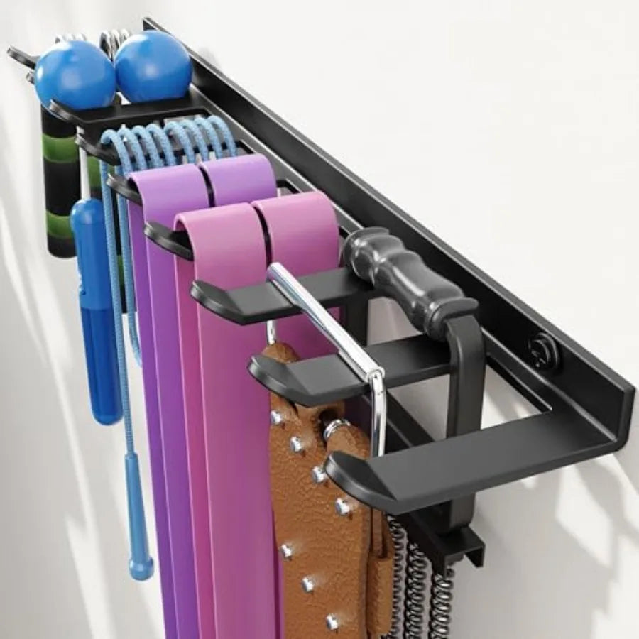Home Gym Storage Rack Organizer For Bands And Accessories