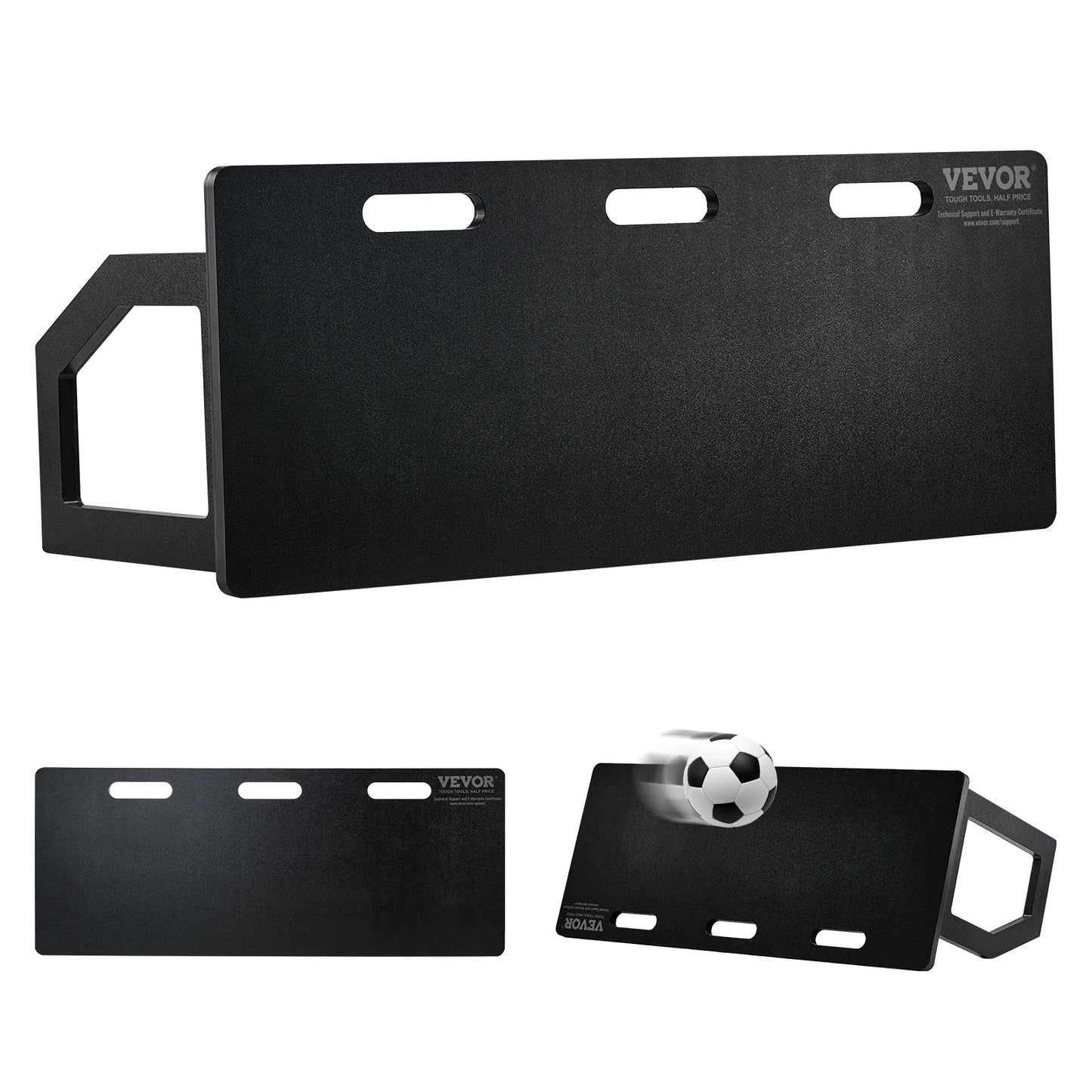 SucceBuy Portable Soccer Rebounder Board With 2 Angles HDPE Kickback