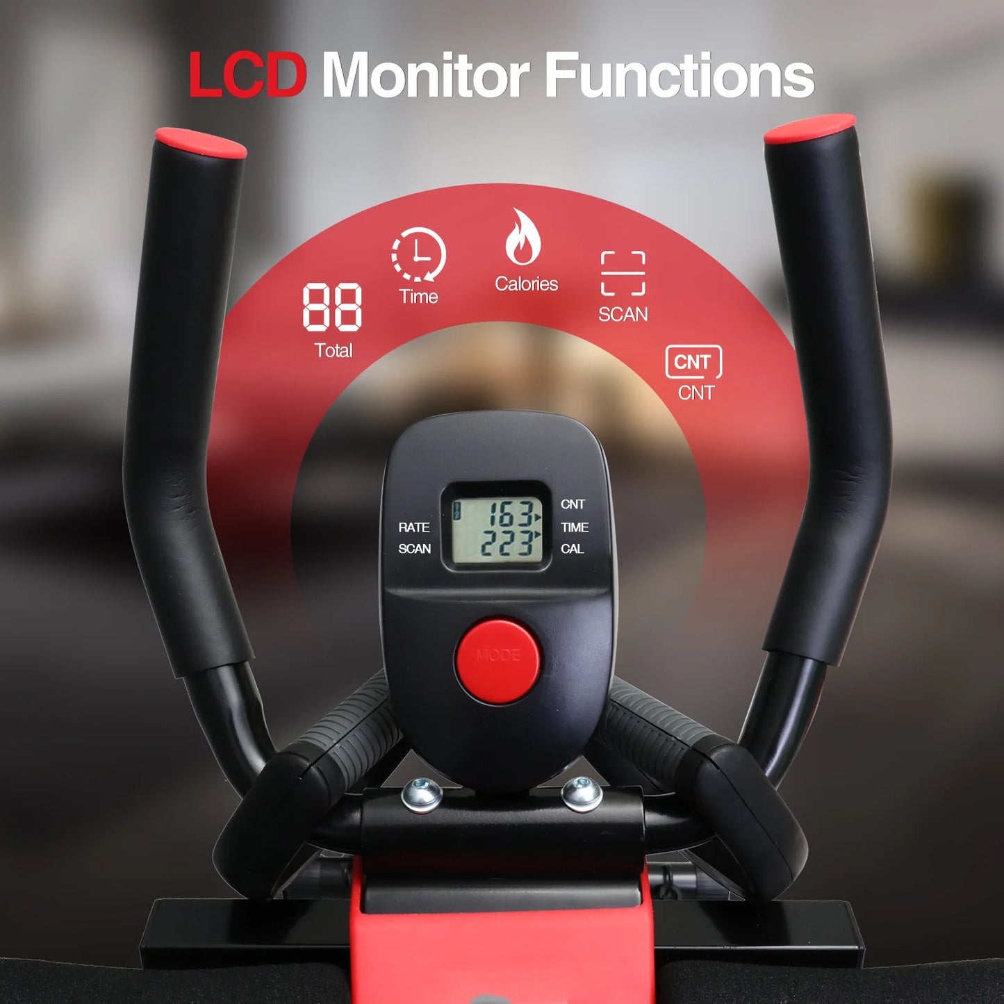 Dual Track Ab Machine And Ab Cruncher Foldable Home Gym