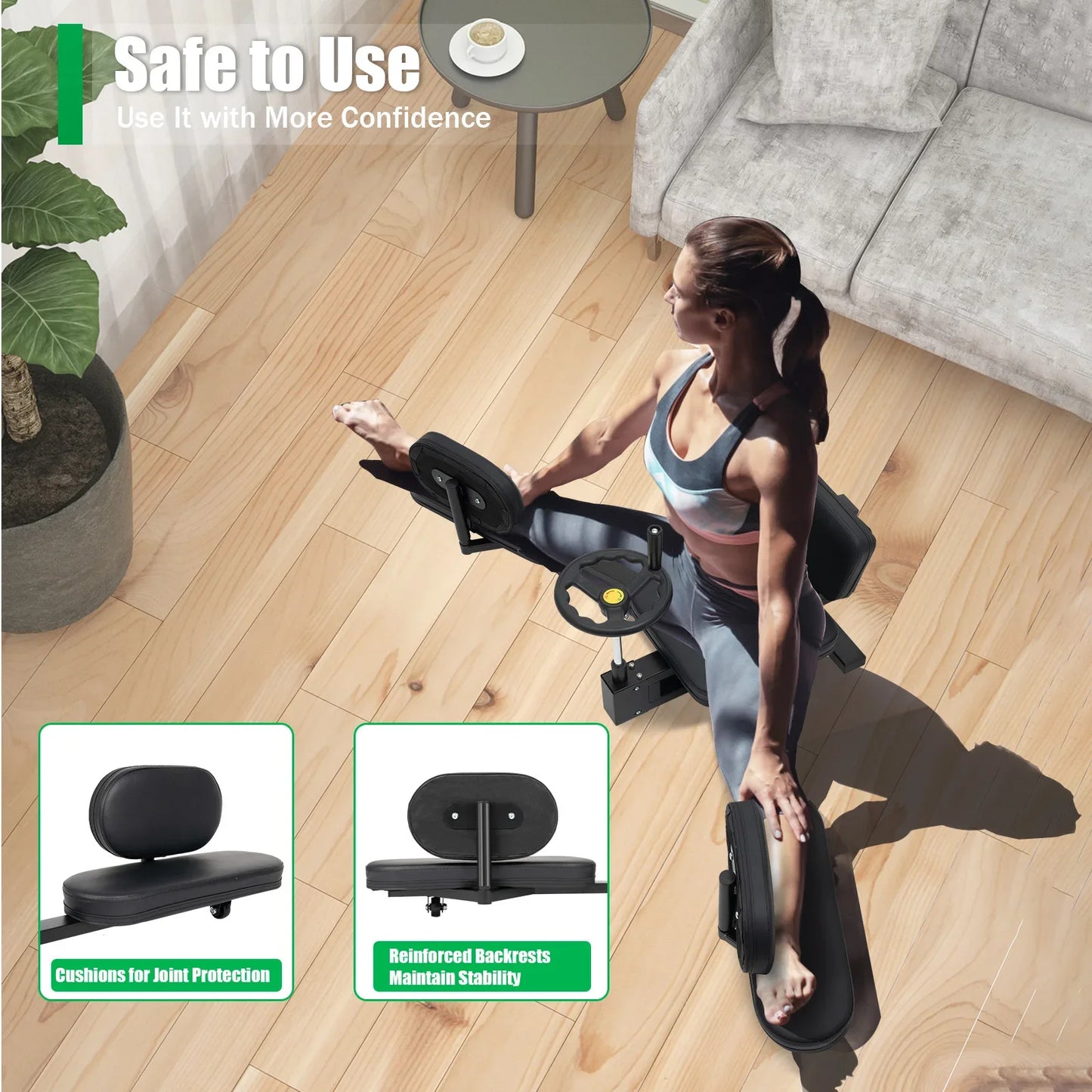 Leg Stretcher 3 Bar Spreader Machine For Flexibility