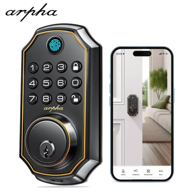 Arpha D280W WiFi Keyless Entry Door Lock With Fingerprint