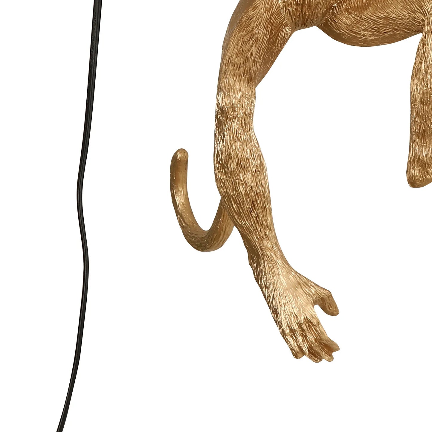 L12.6"x W12.6"x H26.7" Nordic Monkey Wall Sconces 1 Light Resin Wall-Mounted Lamp E27 for Bedroom, Living Room, Baby Room, Office,yoga Studio