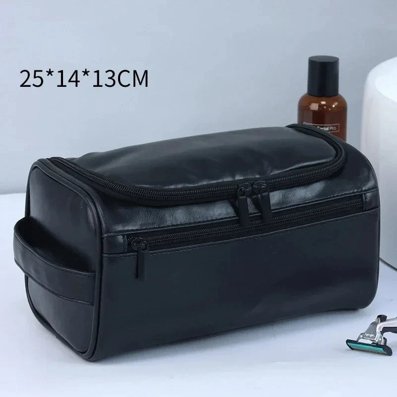 Hanging Leather Toiletry Bag Dopp Kit for Travel Essentials