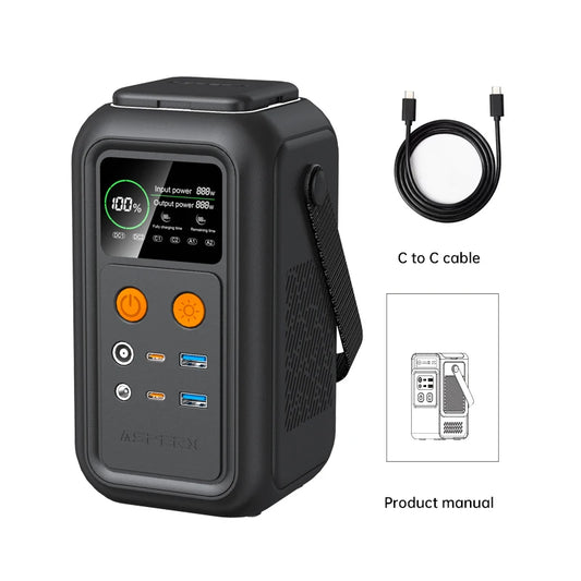 CTOLITY 200W Portable Power Station 192Wh Lifepo4 Battery