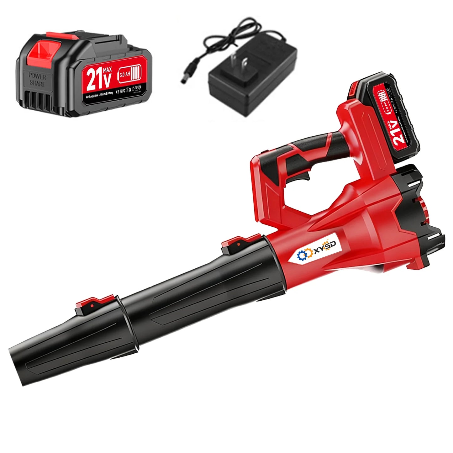 Cordless Leaf Blower 650 CFM With 21V 4.5Ah Battery