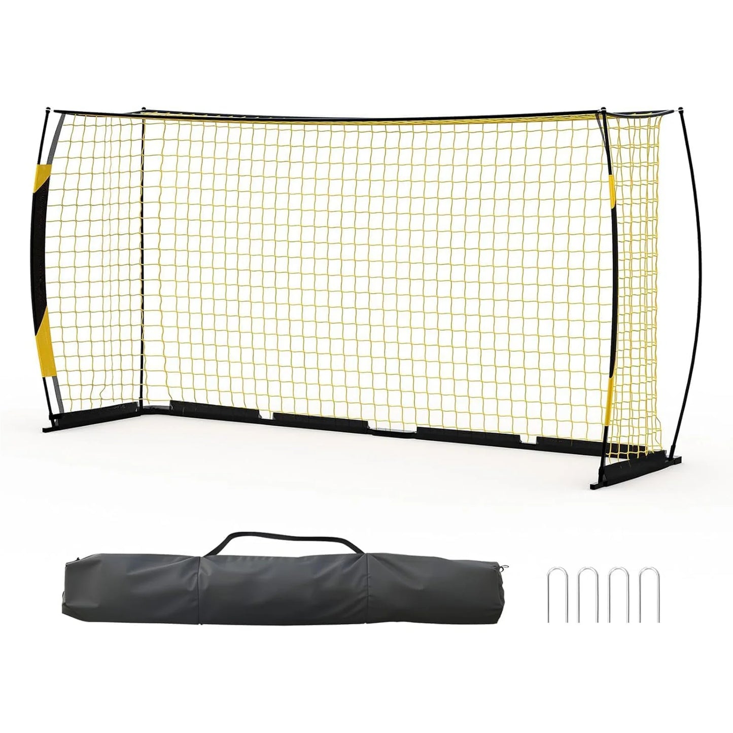 HiMISS Heavy Duty Foldable Soccer Goal With Metal Frame Bag