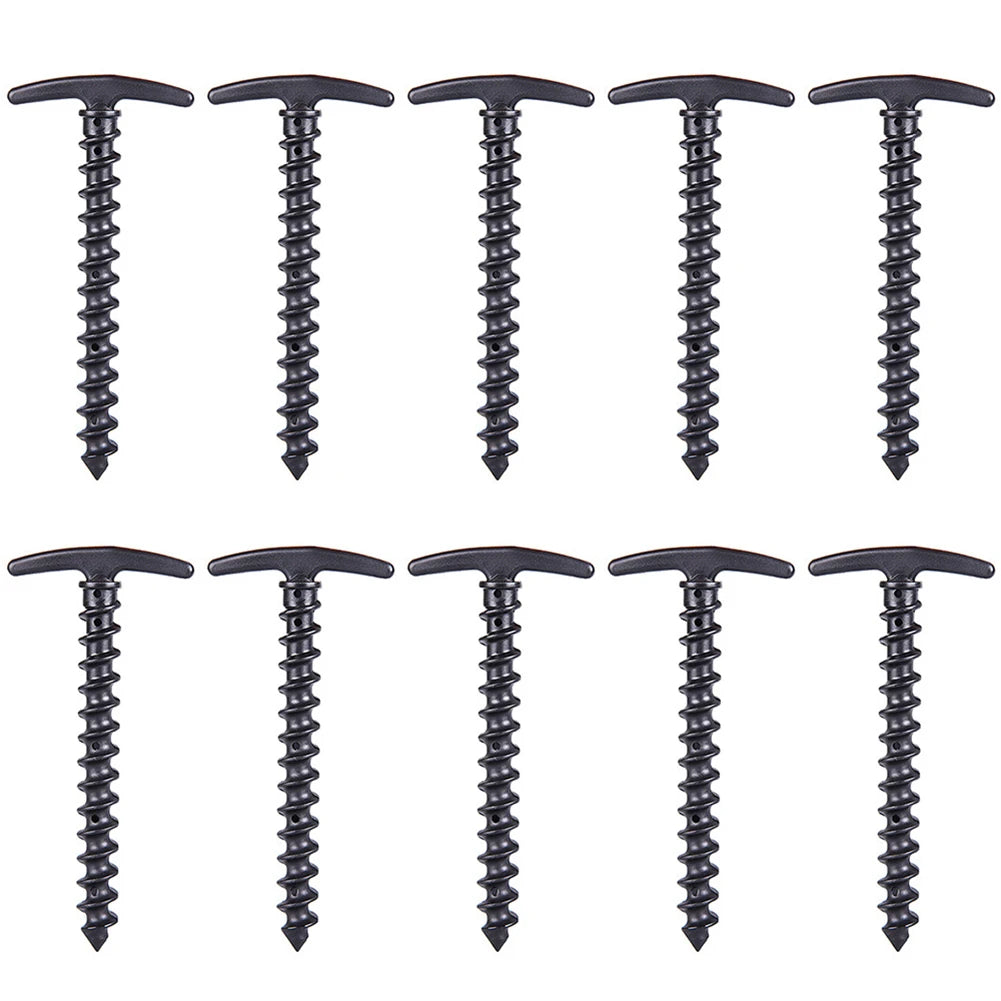 Jaysuing 10pcs Windproof Ground Nails Tent Stakes For Camping