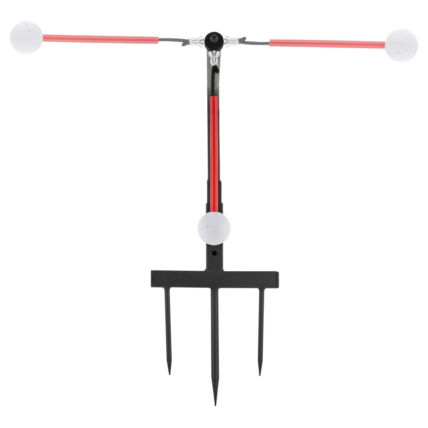 Golf Swing Trainer With Golf Ball And 3 Support Rods