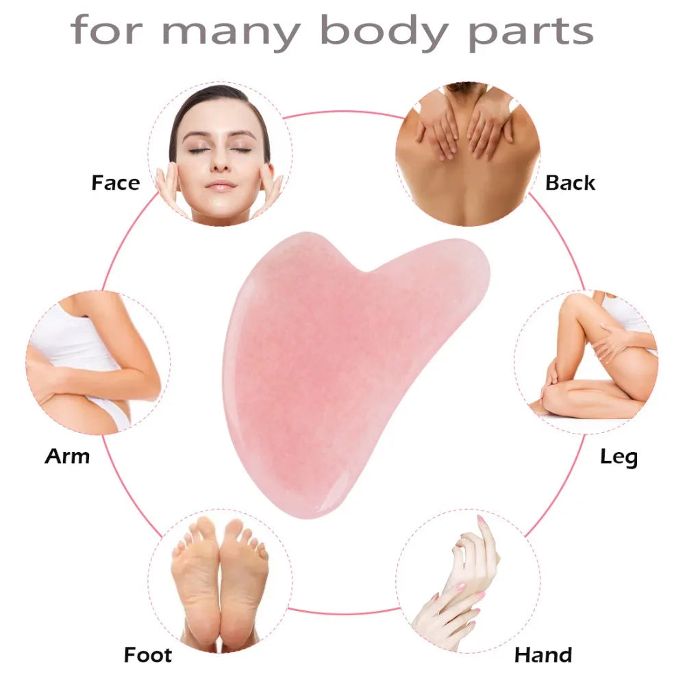Natural Jade Gua Sha Board Facial Massage Tool For Skincare