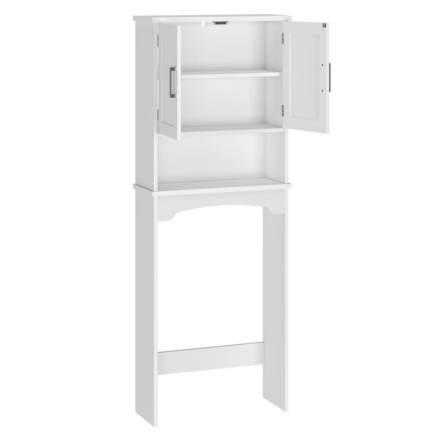 HiMISS Over The Toilet Storage Cabinet Double Doors