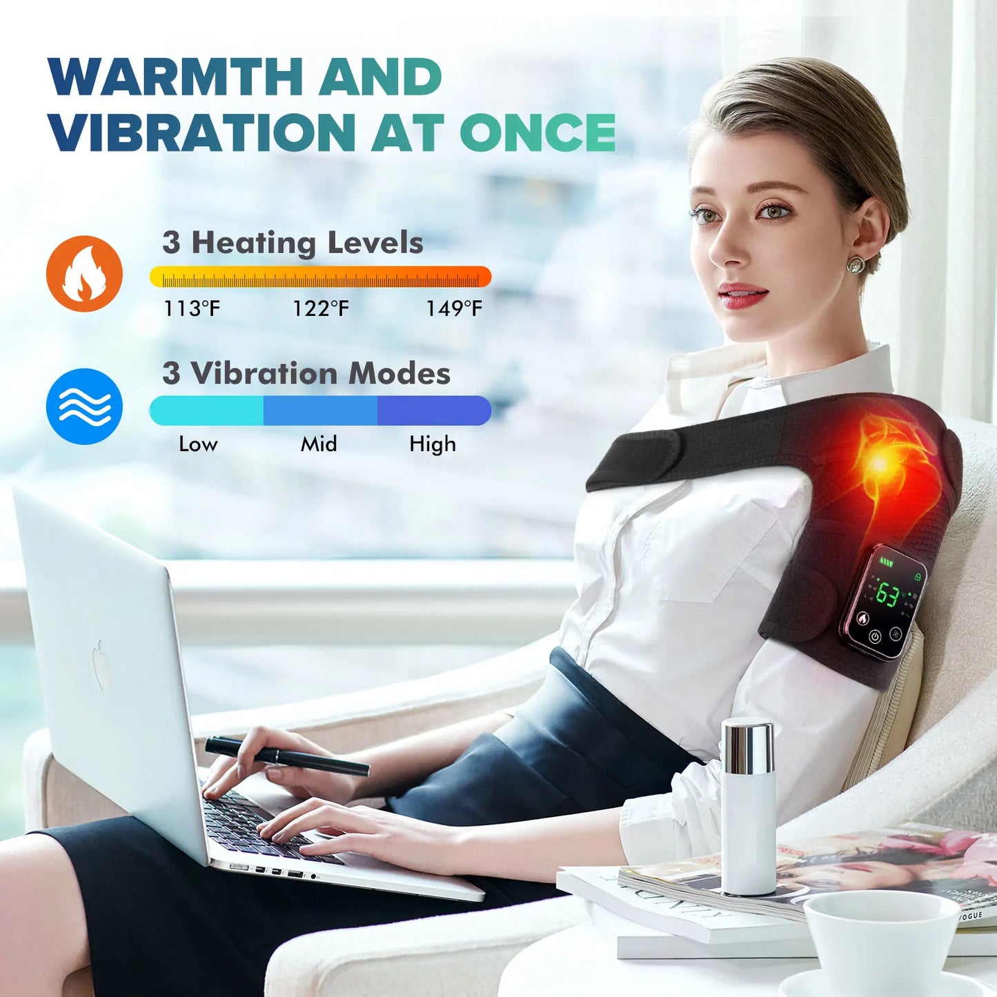 Intelligent Electric Heating Massage Device For Knees And Joints