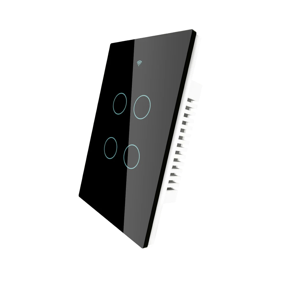 Moes Smart Glass Panel Switch With Tuya App Alexa Google