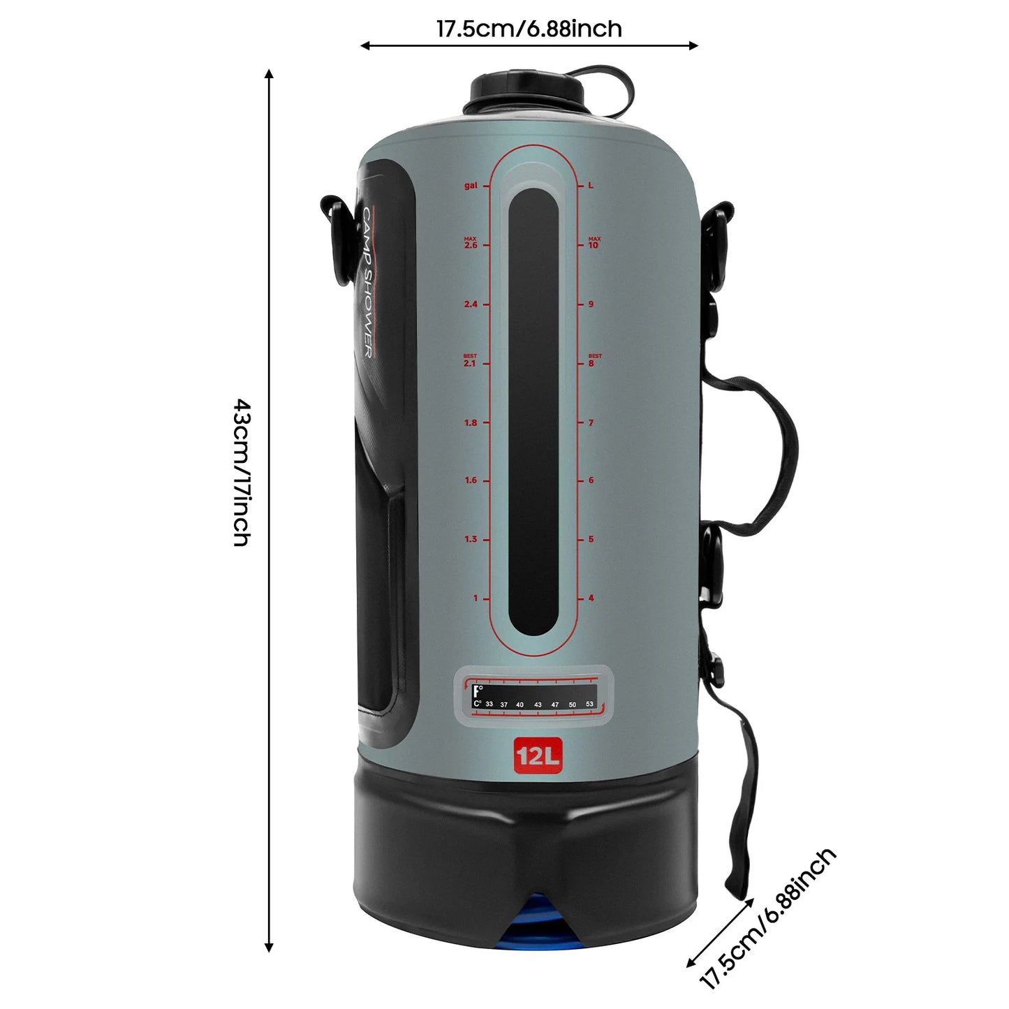 Bymaocar Portable Camping Shower Bag Outdoors Adventure