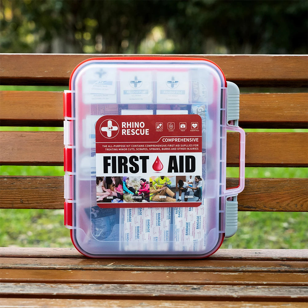 Rhino Rescue OSHA All-Purpose First Aid Kit for Home Office