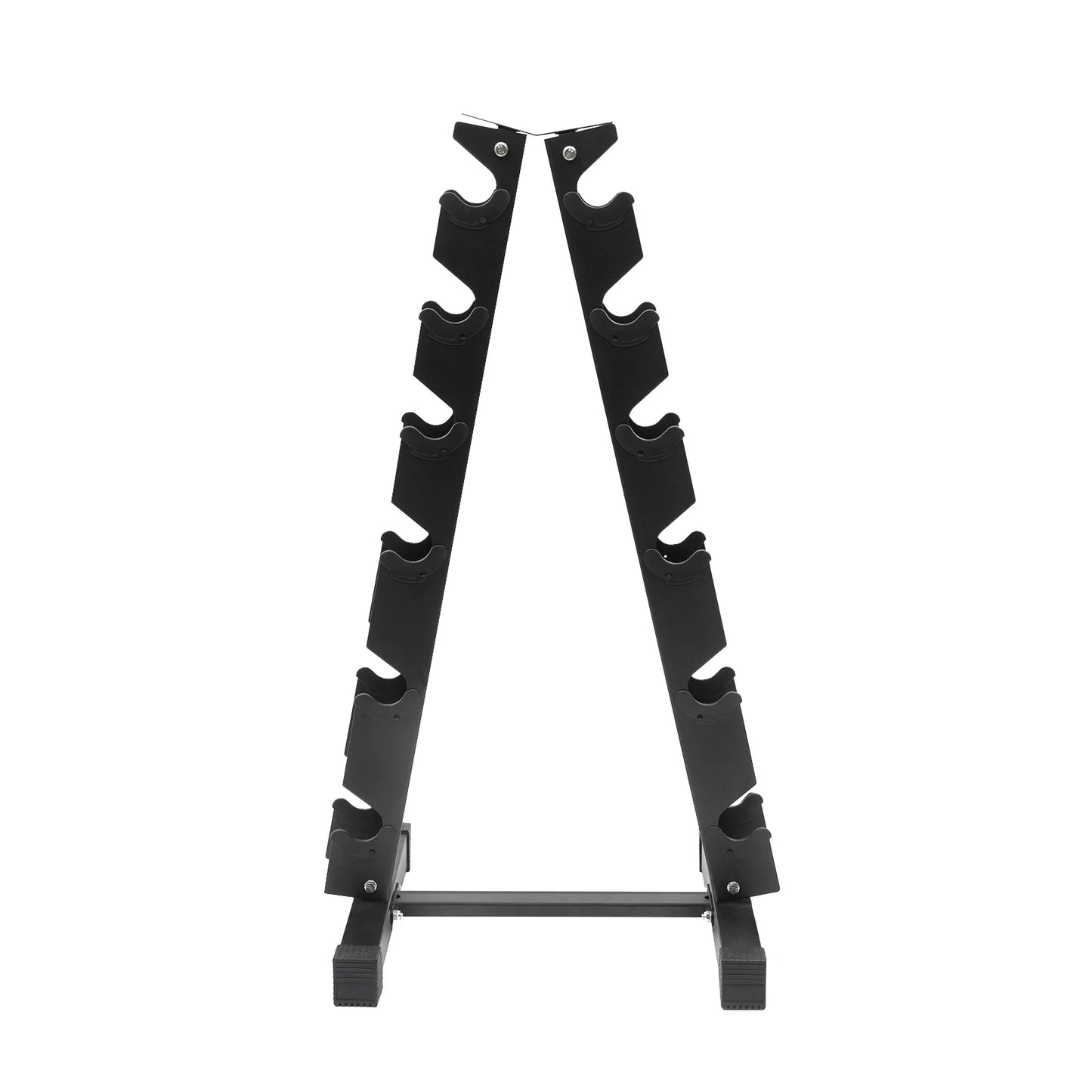 Six-Tier Dumbbell Rack Stand 660 Lb Capacity Steel