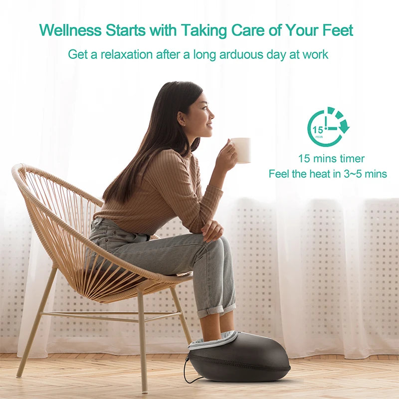 Medcursor Shiatsu Foot Massager With Heat Therapy