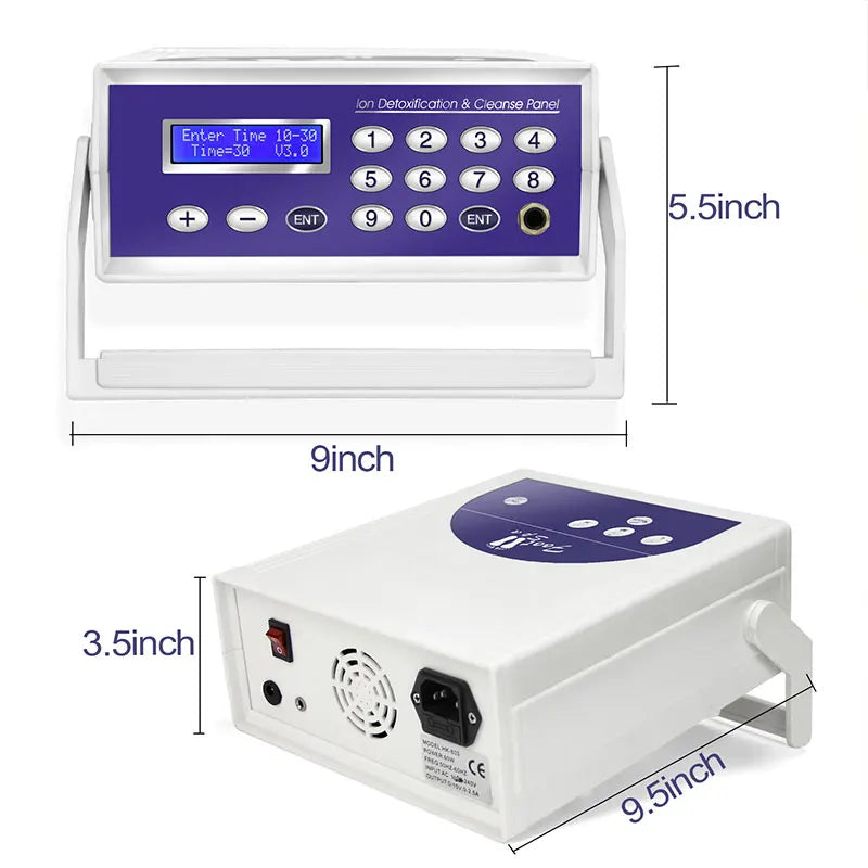 VNIOLIFE Ionic Foot Bath Detox Machine LED Display Home Spa