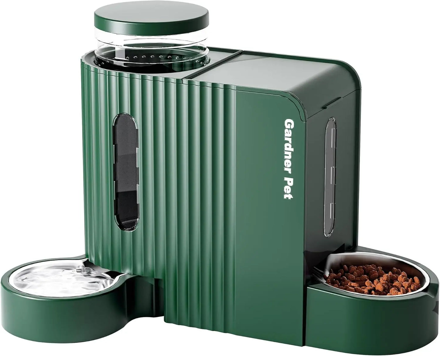Automatic Gravity Pet Feeder and Water Dispenser Set