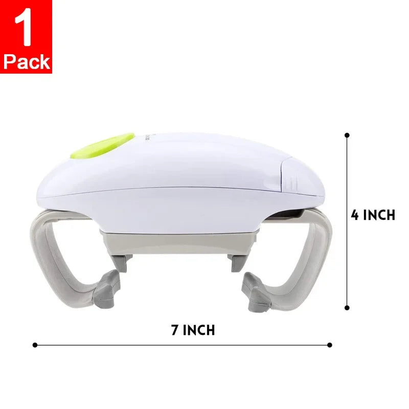 Electric Can Opener With Smooth Edge And Jar Opener