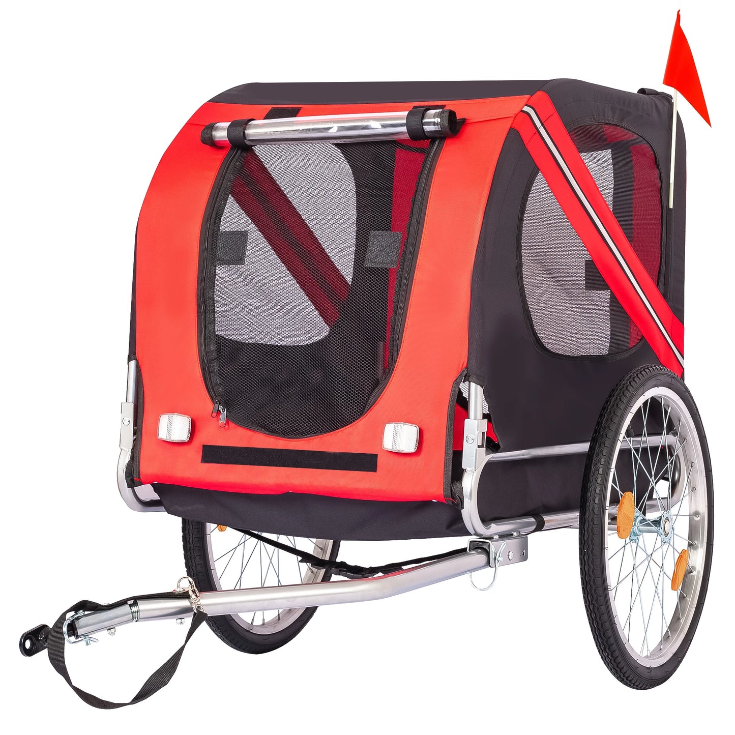 TWISTER.CK Foldable Dog Bike Trailer With Oxford Fabric Carrier