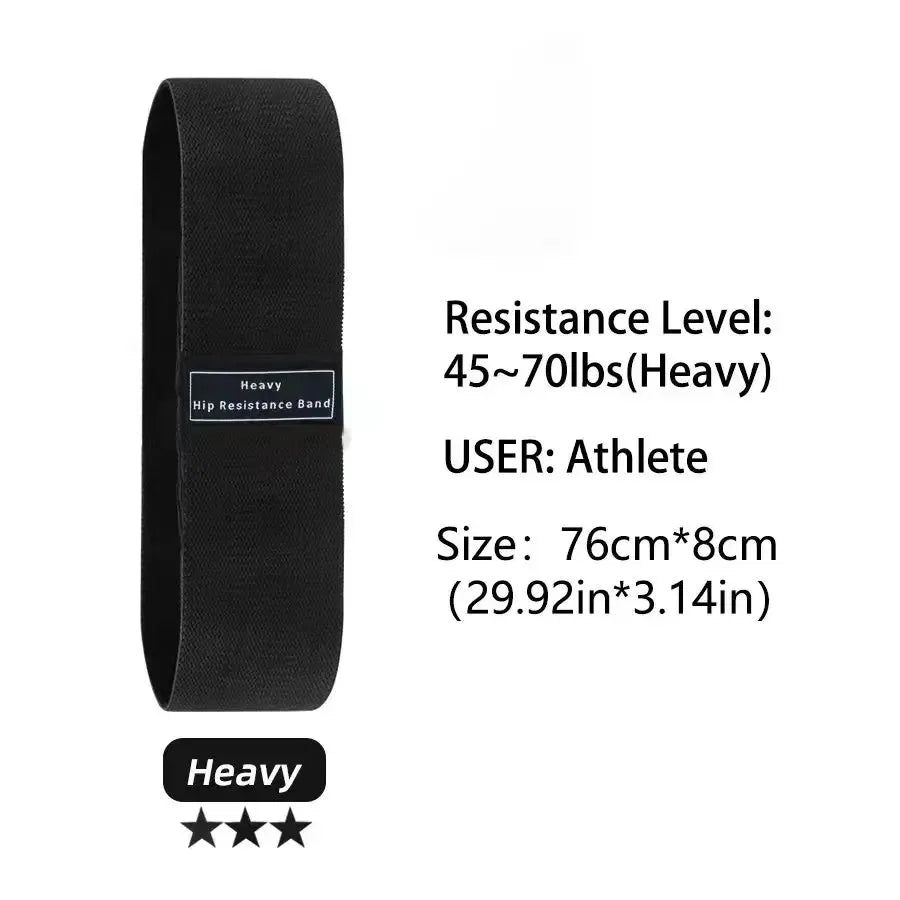 Glute Thigh Elastic Resistance Bands For Squat Workouts