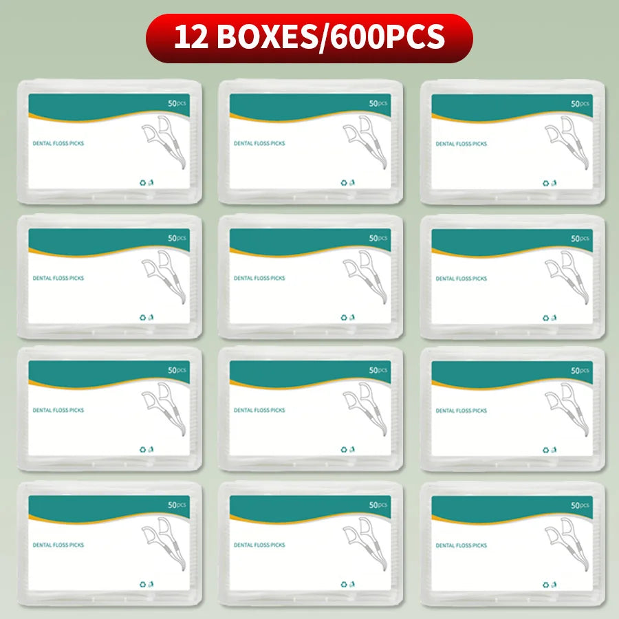 Ultra Fine Dental Floss Sticks For Gap Cleaning And Protection