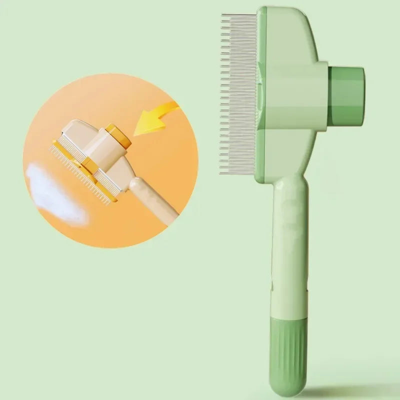 Self Cleaning Dog Comb Pet Hair Remover Grooming Brush