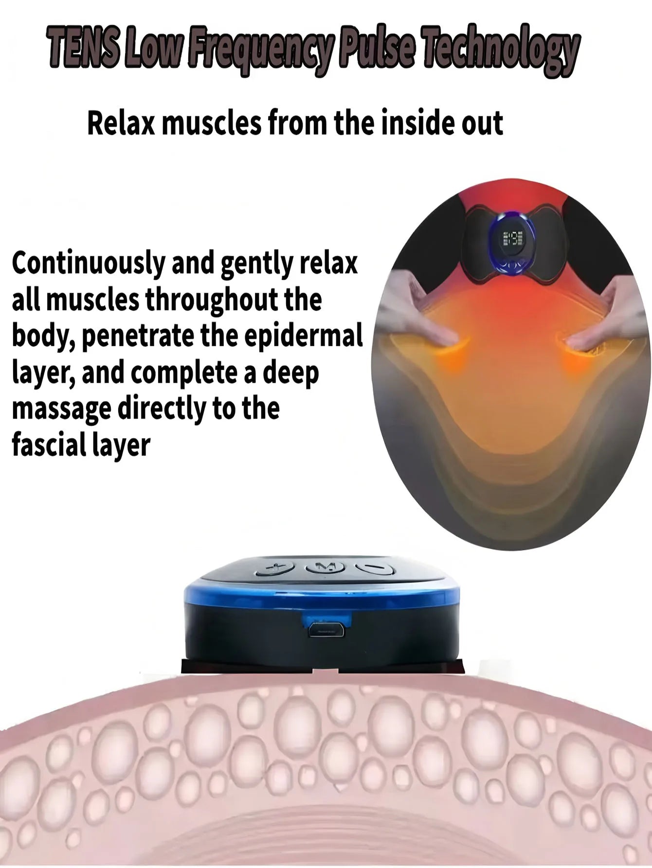 LCD Display Neck Massager Electric Pulse Massager For Cervical Relief