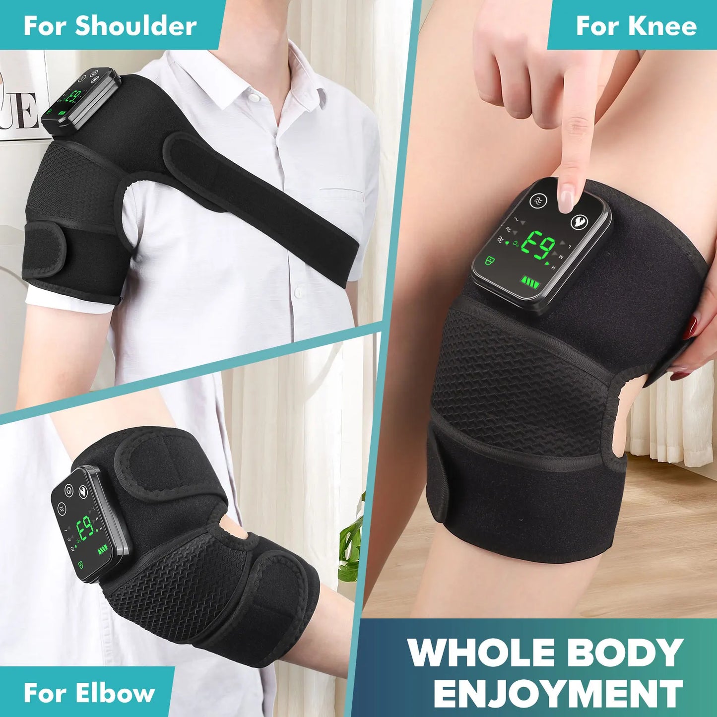 Intelligent Electric Heating Massage Device For Knees And Joints