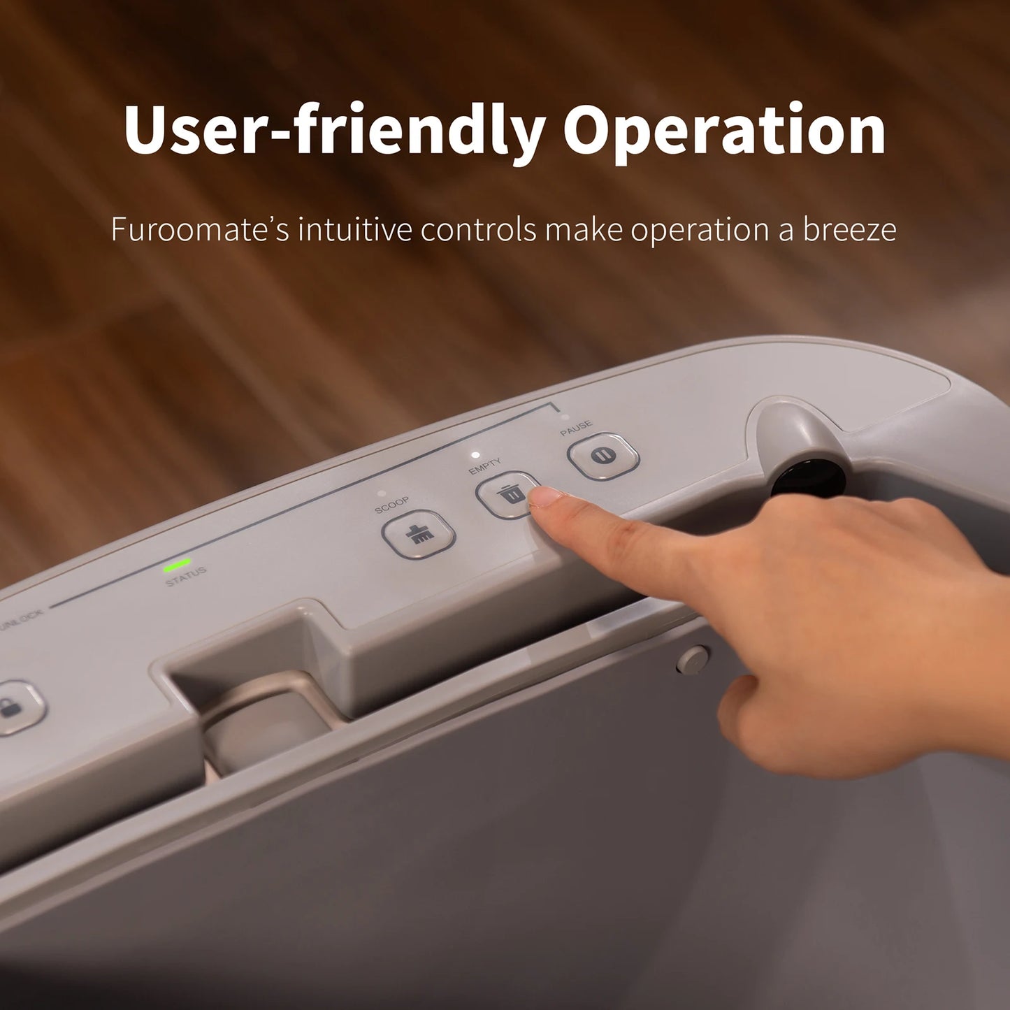 Furoomate F6 Self-Cleaning Litter Box For Odor Control