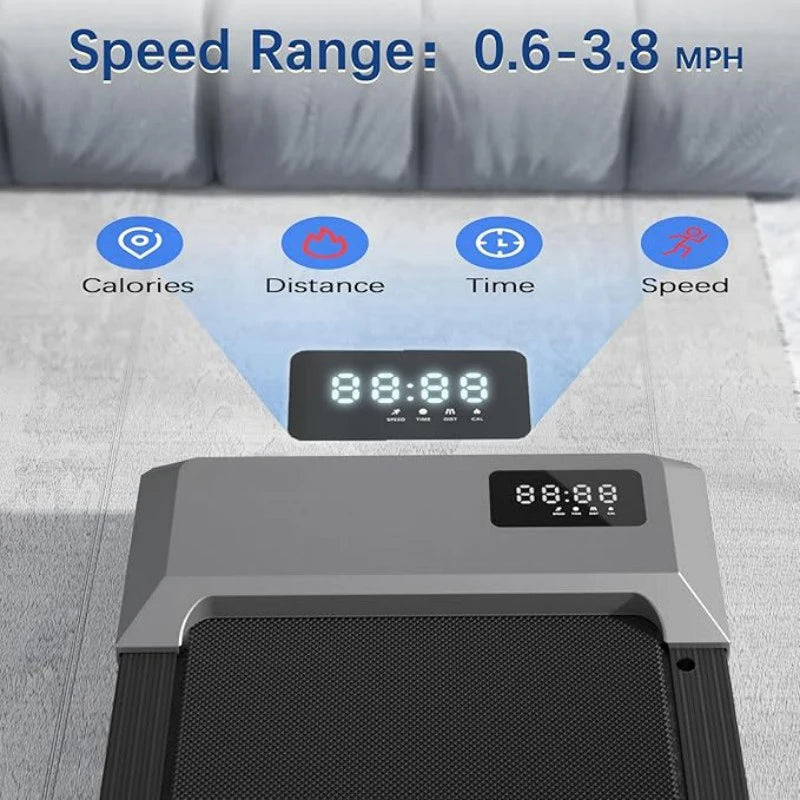 Home Use Treadmill 2.5HP 300lbs Capacity TwoInOne Walking Running