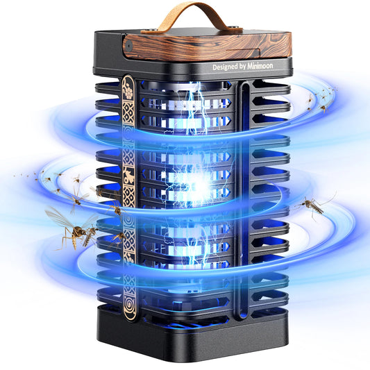 Minimoon Bug Zapper With Dual Led Lights IPX4 4200V 15W