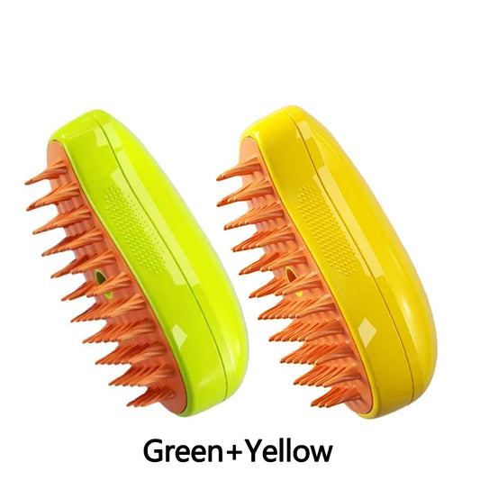 Cat And Dog Steam Brush Grooming Tool With Massage Comb