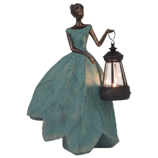 Fairy Statues Solar Outdoor Lights Resin Garden Decor
