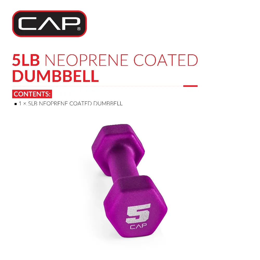 CAP Barbell Neoprene Dumbbell Pair For Home Gym Strength Training