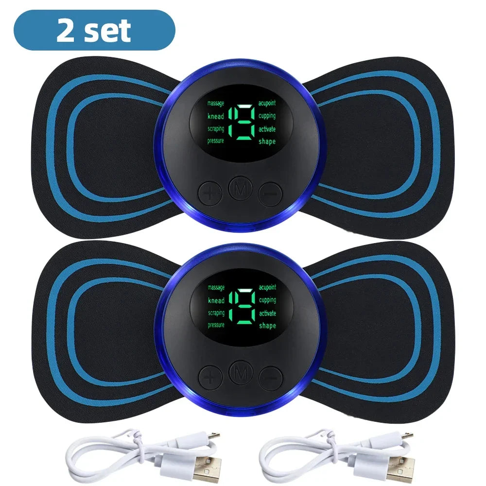Electric Neck Massager EMS Muscle Stimulator For Back And Shoulders