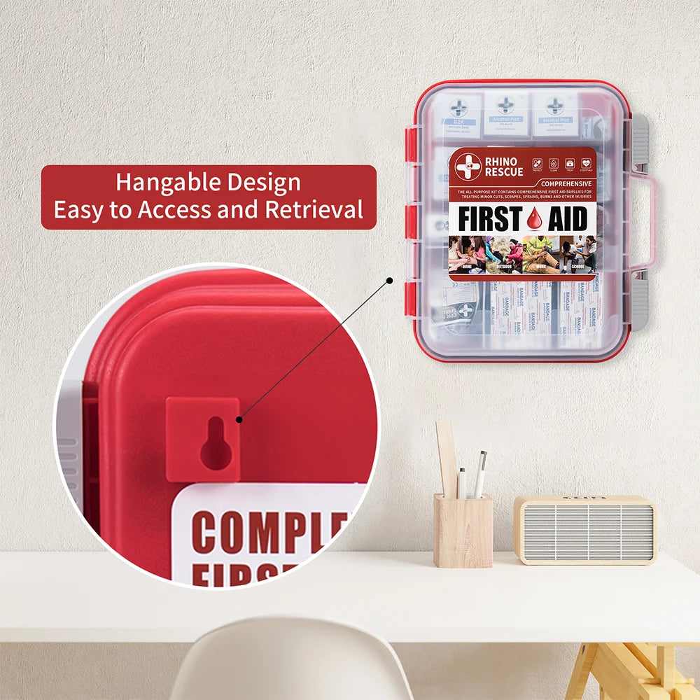 Rhino Rescue OSHA All-Purpose First Aid Kit for Home Office