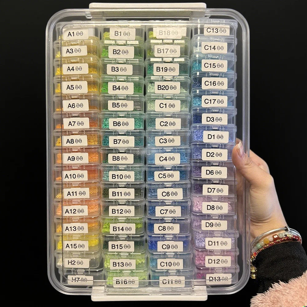 Plastic Storage Box 60 Slot For Diamond Painting Beads Organizer
