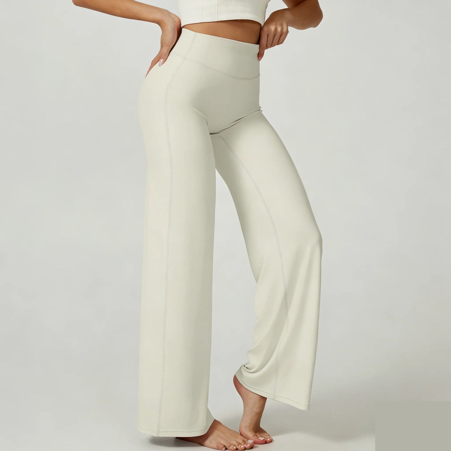 High Waist Nylon Yoga Pants For Women Slimming Fit