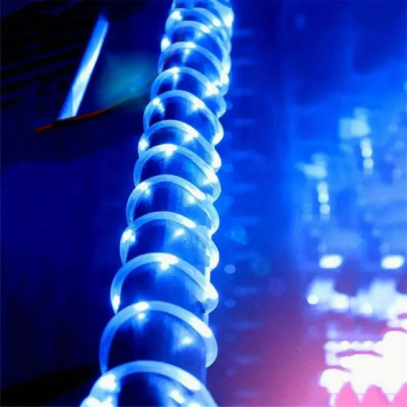 Solar Rope Lights Outdoor LED String For Garden Path Waterproof