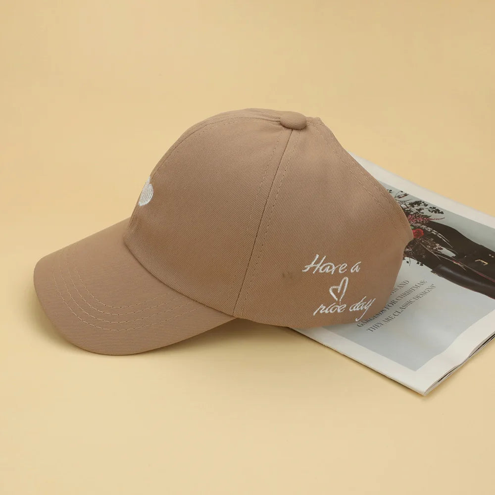 Kids Ponytail Baseball Cap Sun Hat Unisex Travel Cap