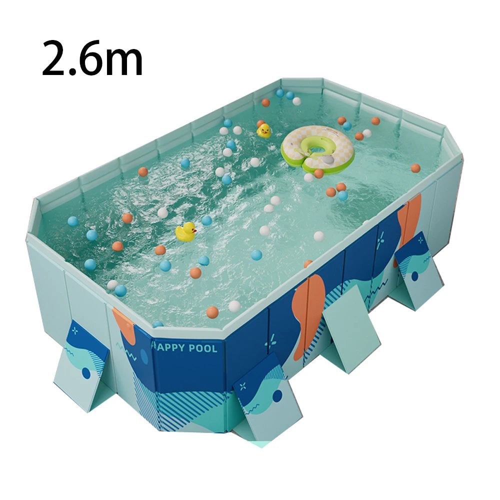 Foldable Outdoor Pool For Garden NonInflatable Family Pool