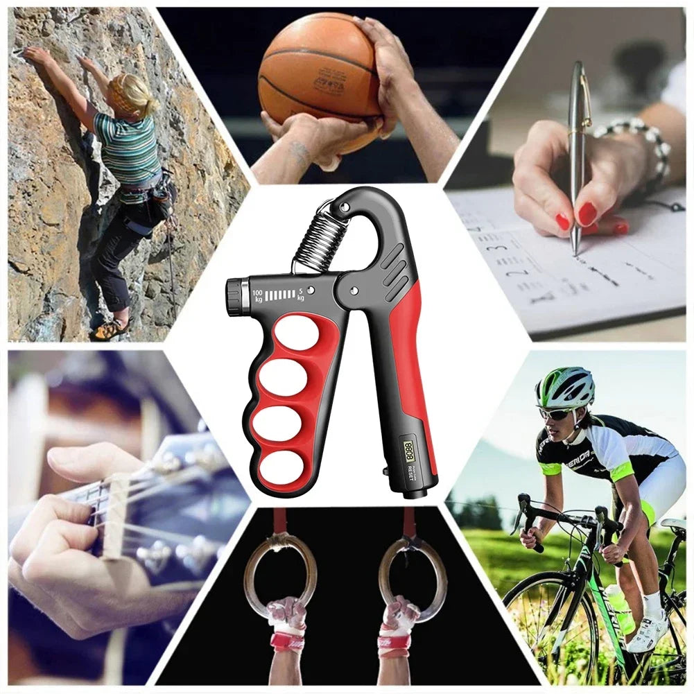 Adjustable 5-100Kg Heavy Gripper Hand Exerciser For Wrist Strength