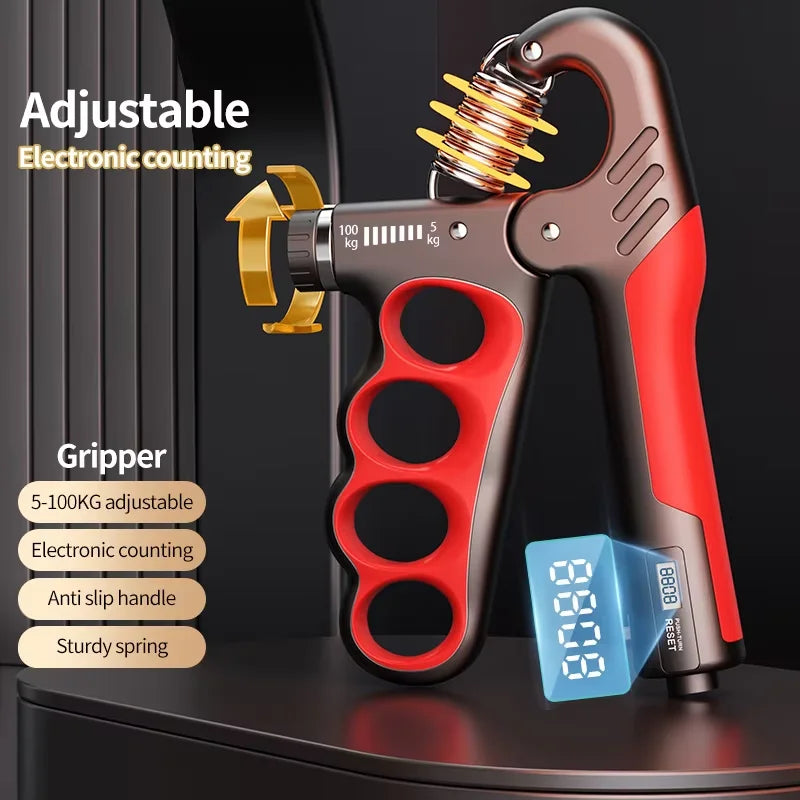 Adjustable 5-100Kg Heavy Gripper Hand Exerciser For Wrist Strength