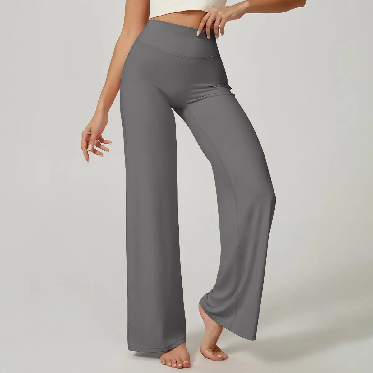 High Waist Nylon Yoga Pants For Women Slimming Fit