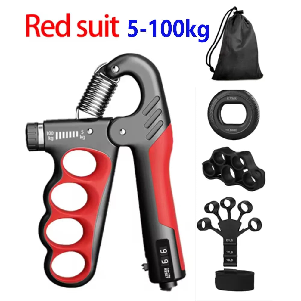 Adjustable 5-100Kg Heavy Gripper Hand Exerciser For Wrist Strength