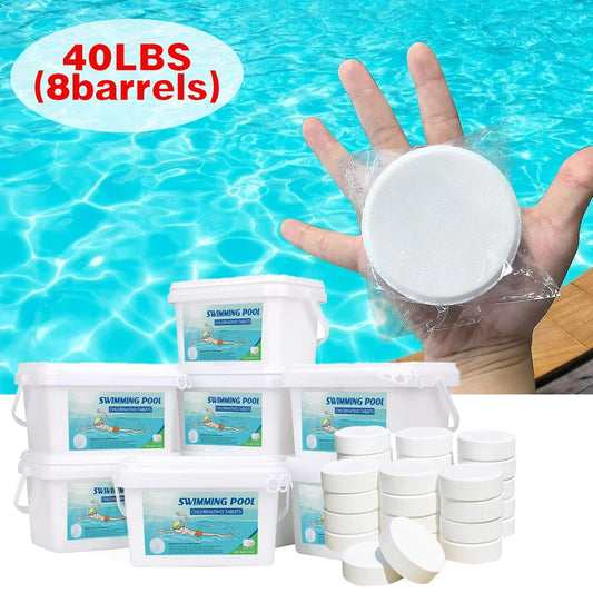 Stabilized Pool Chlorine Tablets for Pools and Spas