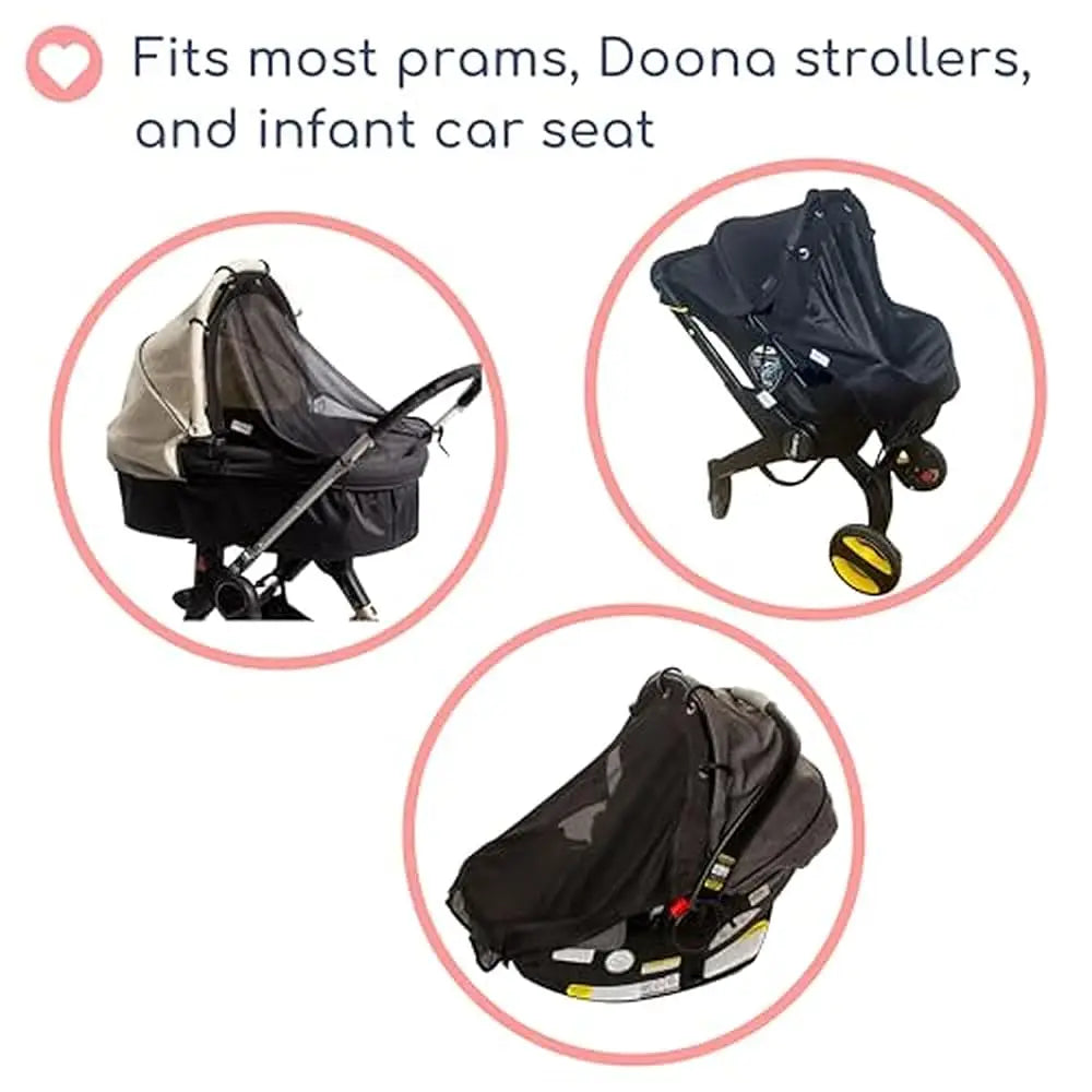 PYLV Doona Compatible Stroller Sun Shade Cover Mosquito Net